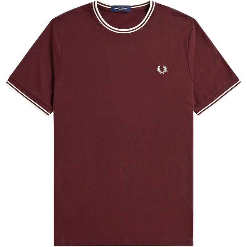 FRED PERRY T-Shirt M1588-Q124 597 oxblood
