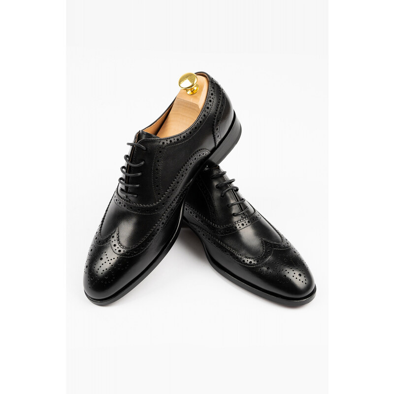 Escudo Pantofi barbati eleganti negri Brogue