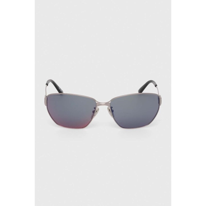 Balenciaga ochelari de soare culoarea violet, BB0337SK