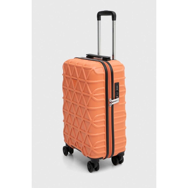 Guess valiza culoarea portocaliu
