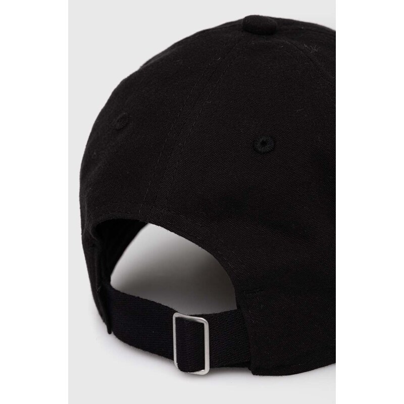 Puma șapcă de baseball din bumbac Downtown Low Curve Cap culoarea negru, cu imprimeu, 025312 25312