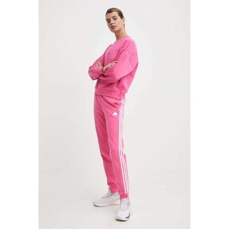 adidas bluza femei, culoarea roz, neted, IW1263