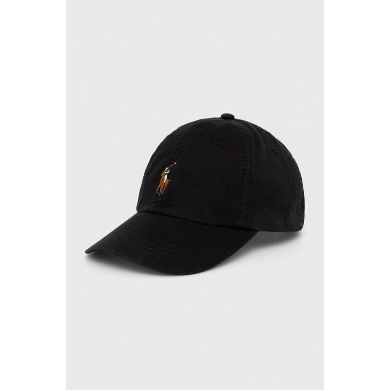 Polo Ralph Lauren șapcă culoarea negru, uni 710834737