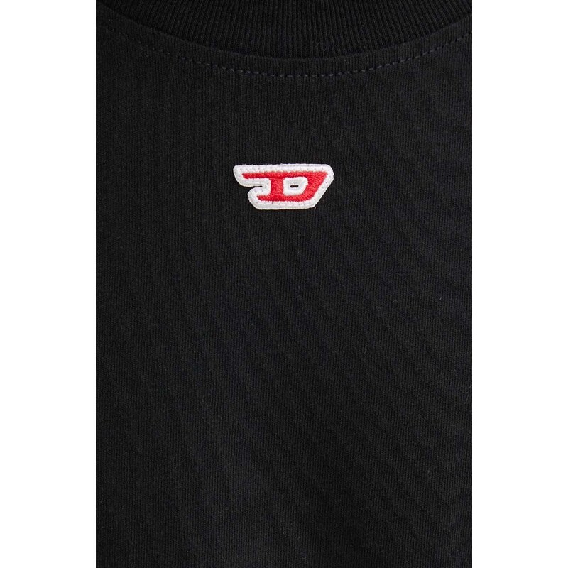 Diesel tricou din bumbac T-BOXT-D MAGLIETTA bărbați, culoarea negru, uni, A13937.0NIAR