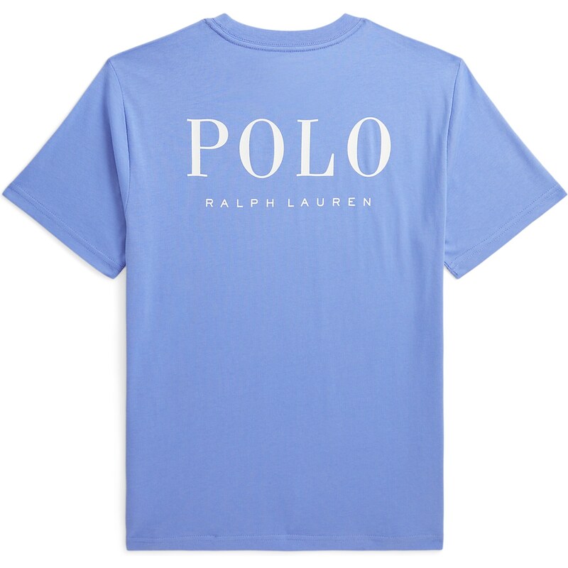Polo Ralph Lauren Tricou albastru deschis / alb
