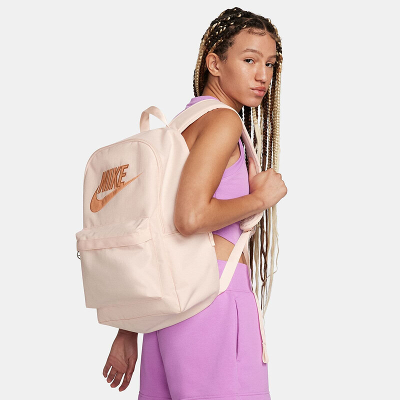 Ghiozdan Nike Heritage Backpack Guava Ice/ Amber Brown, 25 l
