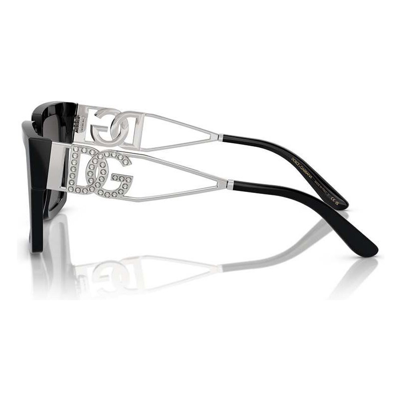Dolce & Gabbana ochelari de soare femei, culoarea maro, 0DG4446B