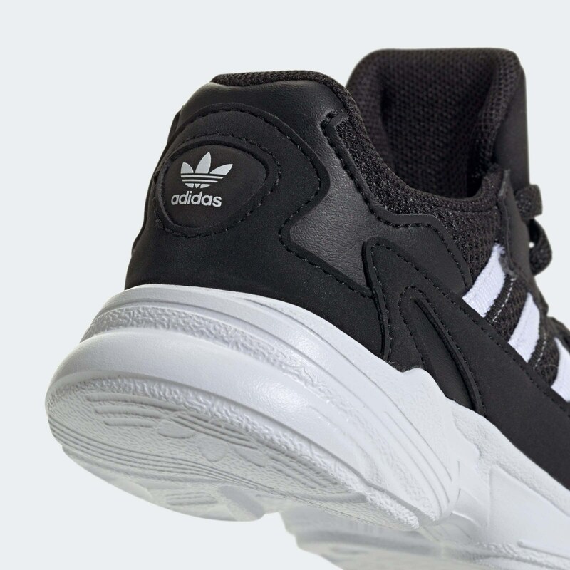 ADIDAS ORIGINALS Sneaker 'Falcon' negru / alb