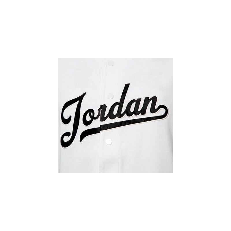 Jordan Cămașă M J Flt Mvp Stmt Bsebll Top Bărbați Îmbrăcăminte Cămăși FN4663-100 Alb