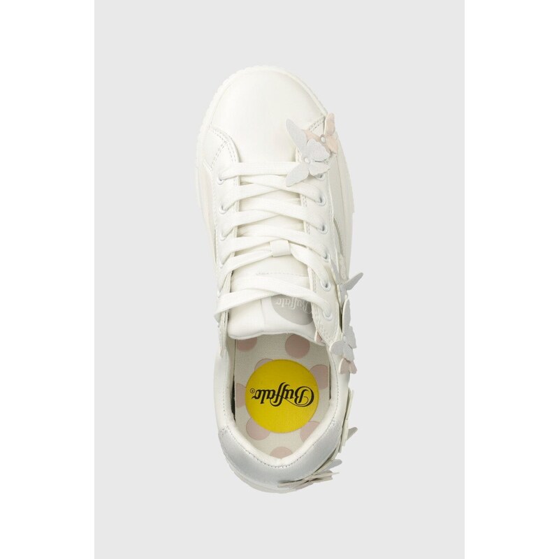 Buffalo sneakers Paired Butterfly culoarea alb, 1636137.WHT