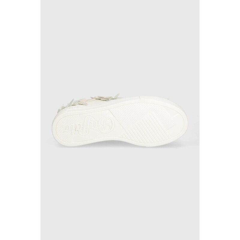 Buffalo sneakers Paired Butterfly culoarea alb, 1636137.WHT