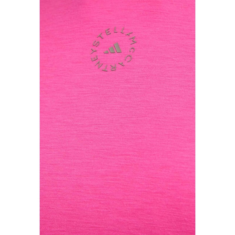 adidas by Stella McCartney mânecă lungă de antrenament culoarea roz, IT5715