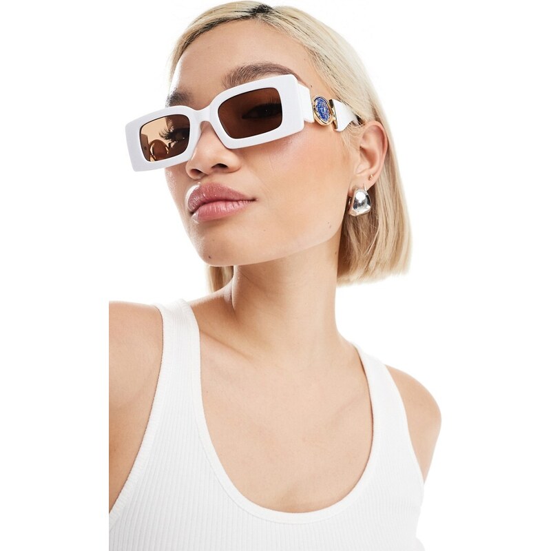 AIRE arm detail sunglasses in white