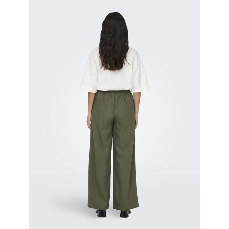 JDY Pantaloni 'Say' verde amestecat