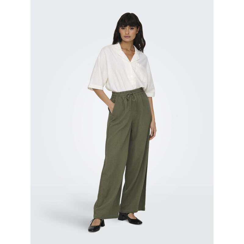 JDY Pantaloni 'Say' verde amestecat