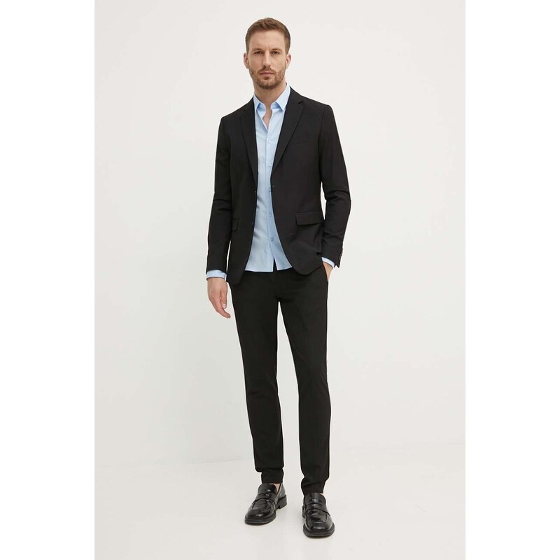 Calvin Klein camasa barbati, cu guler clasic, slim