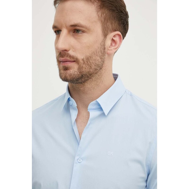 Calvin Klein camasa barbati, cu guler clasic, slim
