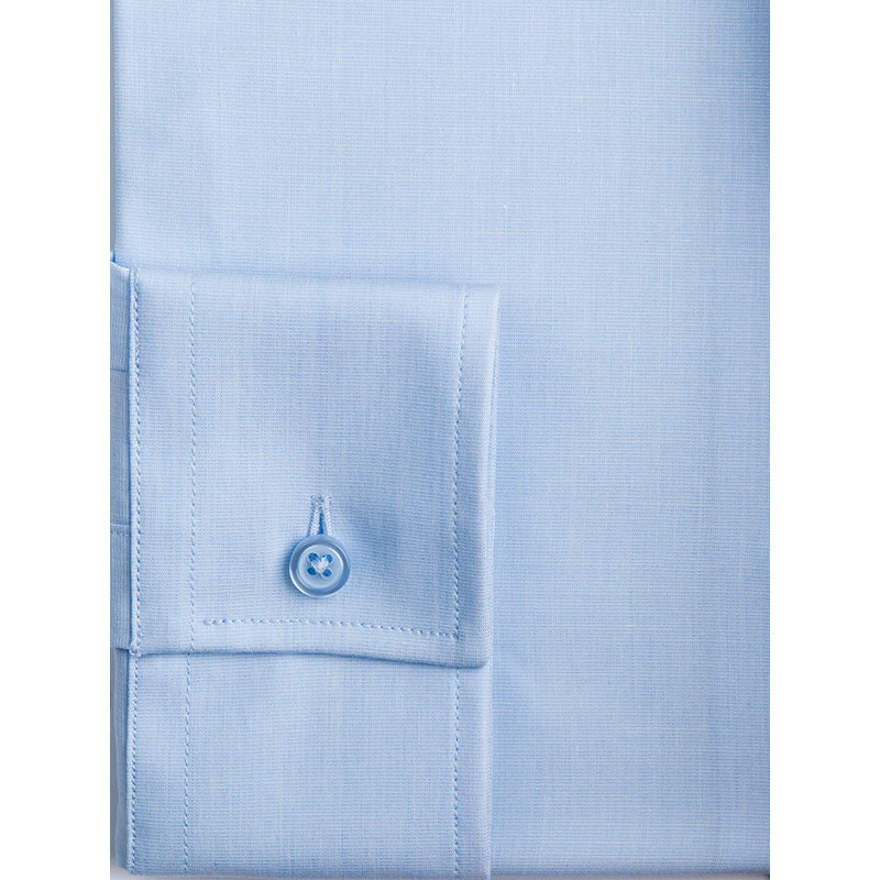 JERMYN'S Camasa Office Bleu Dama EASY IRON - Exclusive Slim Fit Fil a Fil (Marime: 3XL)