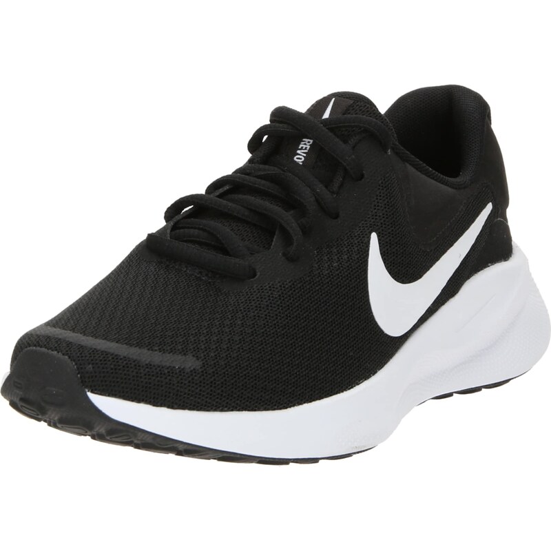 NIKE Sneaker de alergat 'Revolution 7' negru / alb