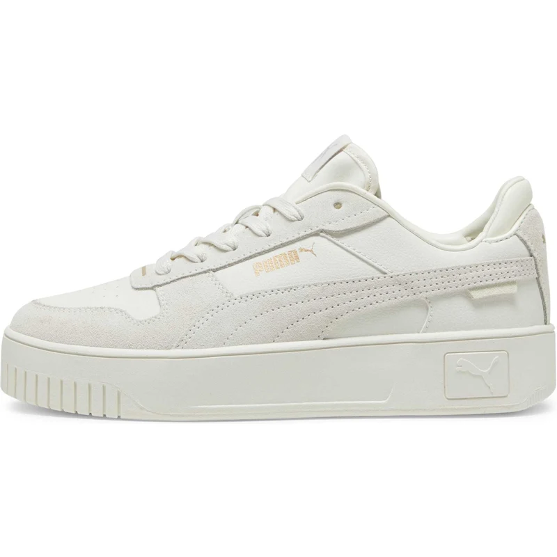 PUMA Sneaker low 'Carina' auriu / gri / alb