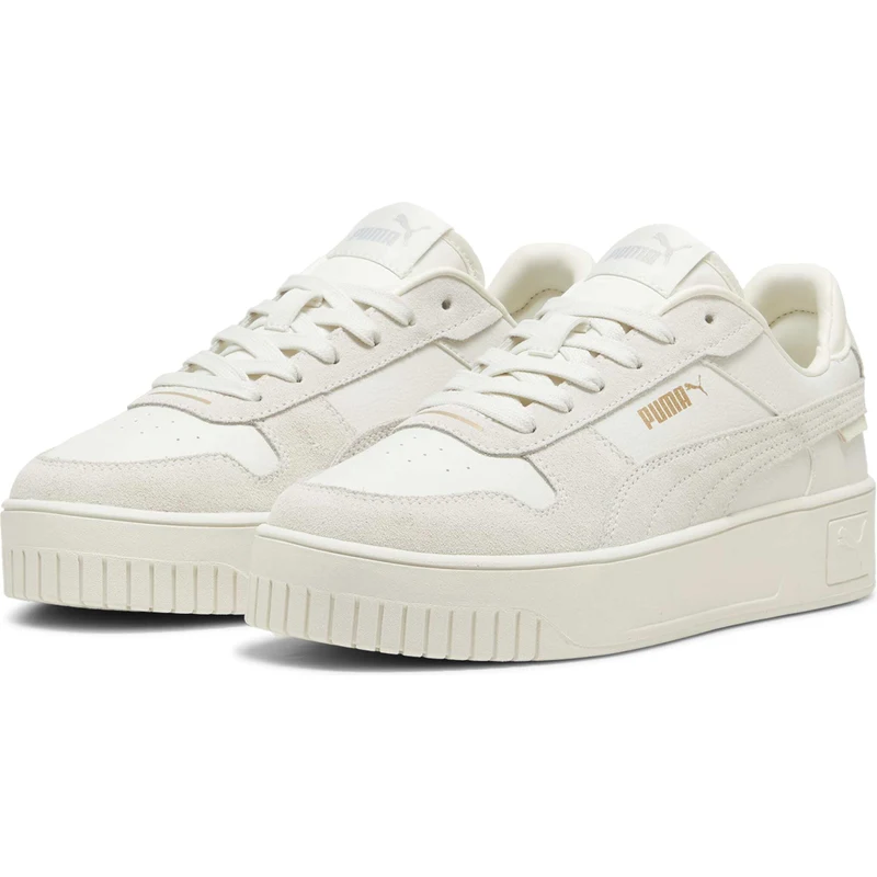 PUMA Sneaker low 'Carina' auriu / gri / alb