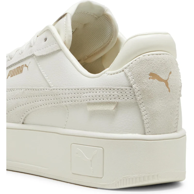 PUMA Sneaker low 'Carina' auriu / gri / alb