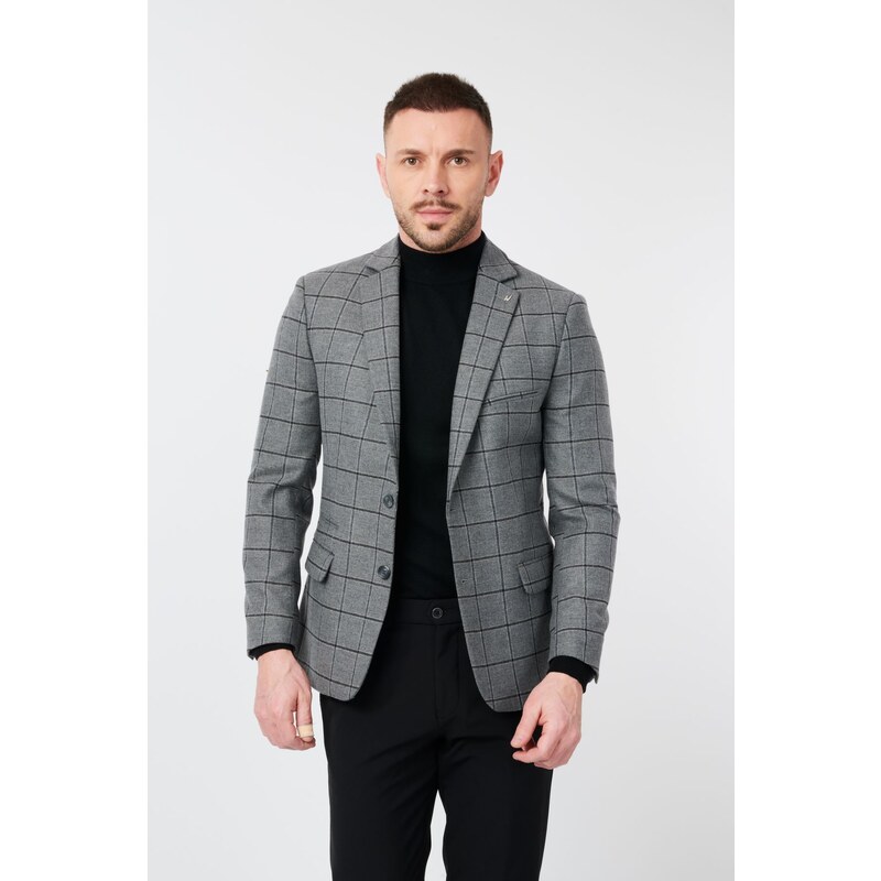 Sacou bărbați W. Wegener Nelson-s h003 gri