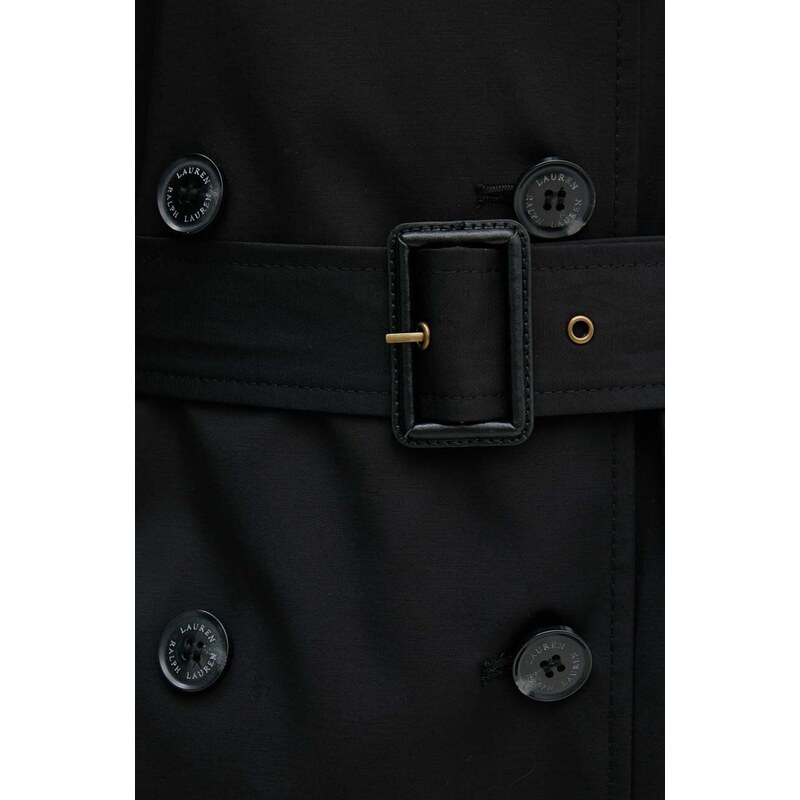 Lauren Ralph Lauren trenci femei, culoarea negru, de tranzitie, 297951259