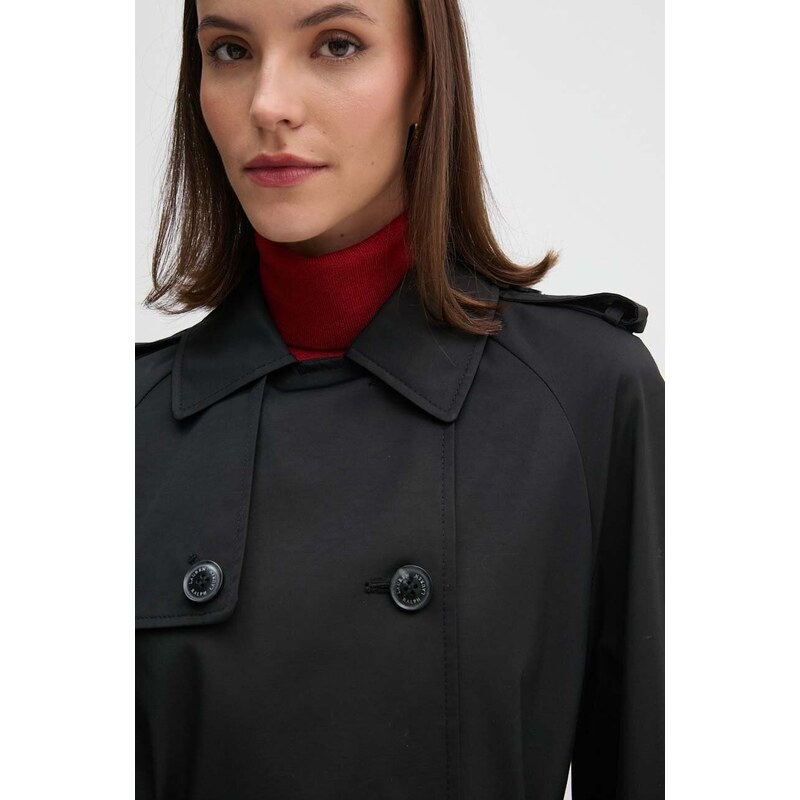 Lauren Ralph Lauren trenci femei, culoarea negru, de tranzitie, 297951259