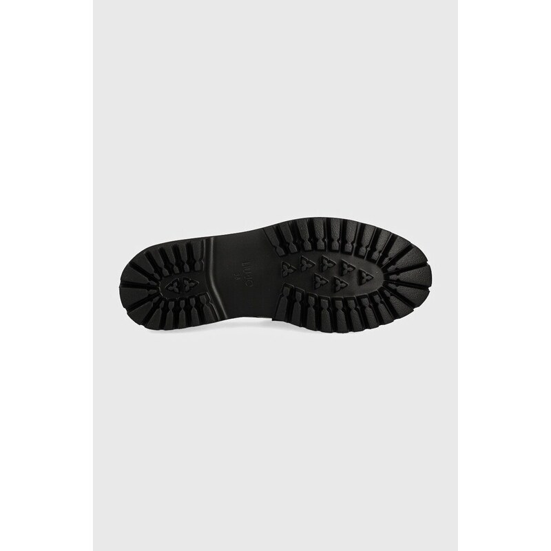 Liu Jo mocasini CORA 06 femei, culoarea negru, cu platforma, SF4005TX41222222