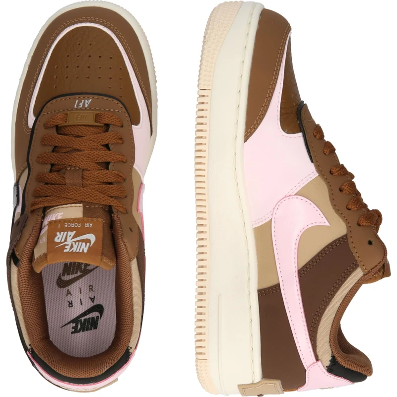 Nike Sportswear Sneaker low 'AF1 SHADOW' ombră maro cappuccino