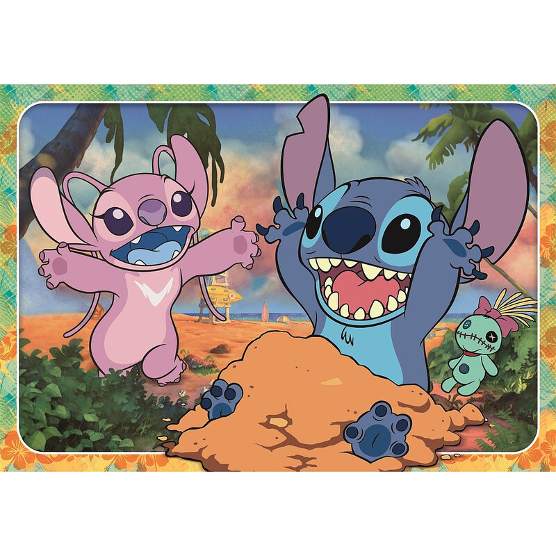 Disney Lilo și Stitch Sand Puzzle maxi de 60 piese Clementoni - GLAMI.ro