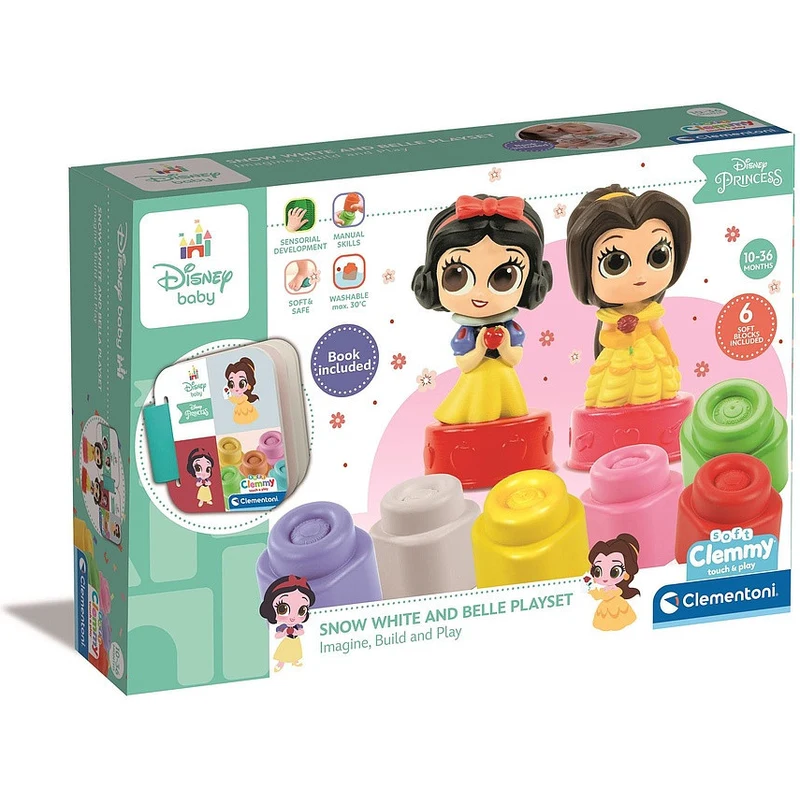Prințesele Disney Clemmy Snow White and Belle set de cuburi de ...