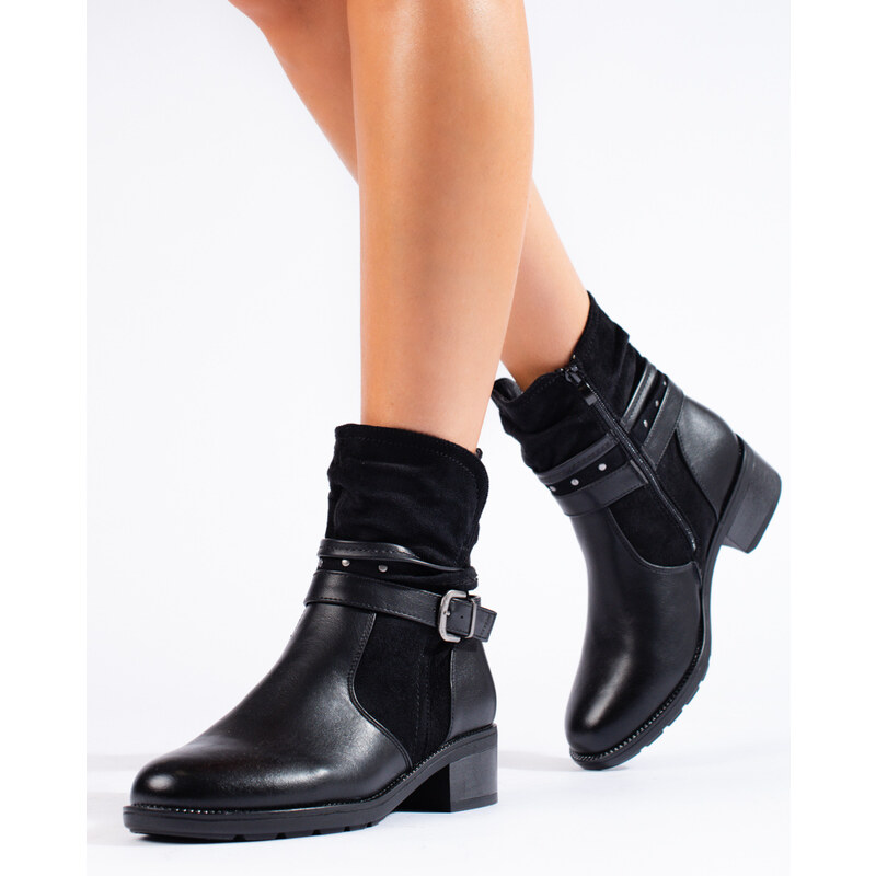 GOODIN Shelvt women's ankle boots with decorative belt