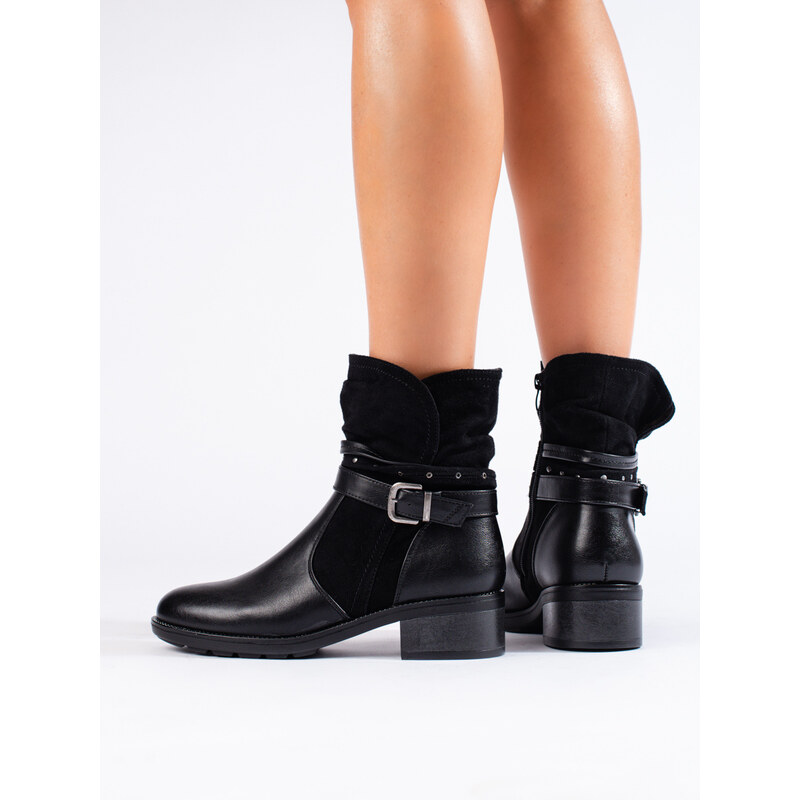 GOODIN Shelvt women's ankle boots with decorative belt