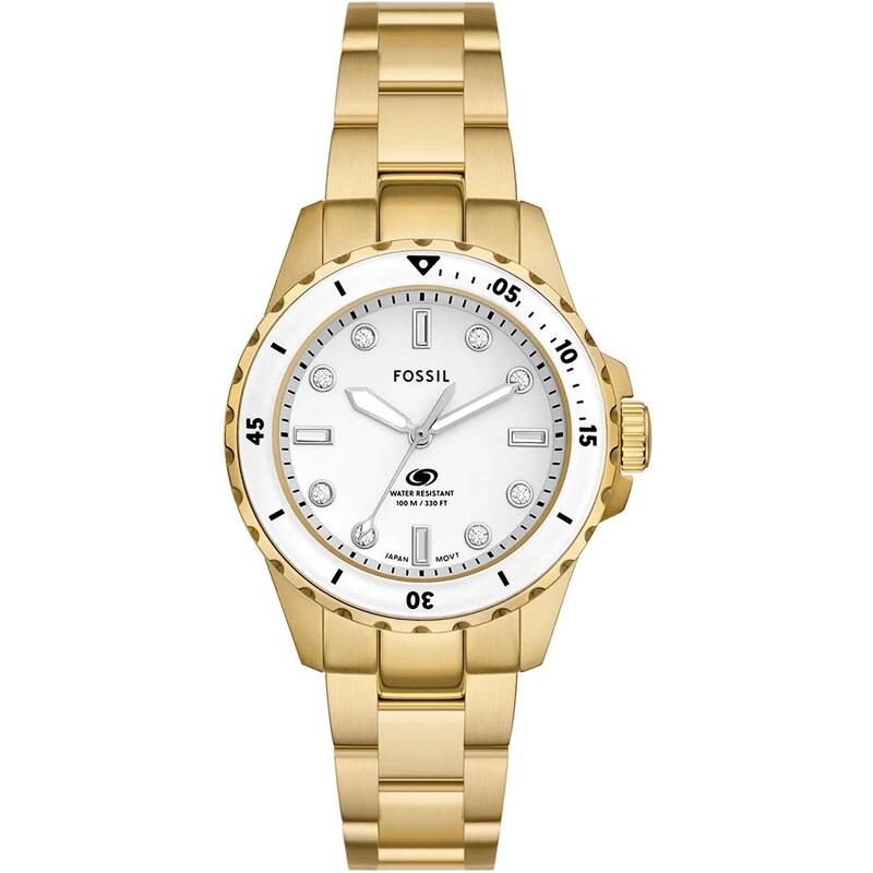 Fossil ceas BLUE DIVE femei, culoarea auriu, ES5350