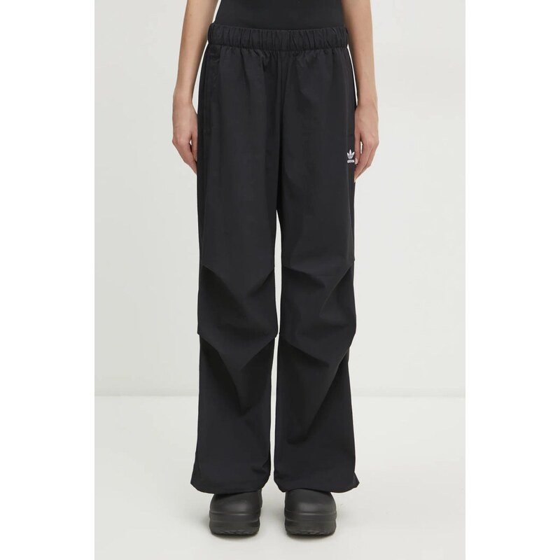 adidas Originals pantaloni Essential femei, culoarea negru, neted, JD0785