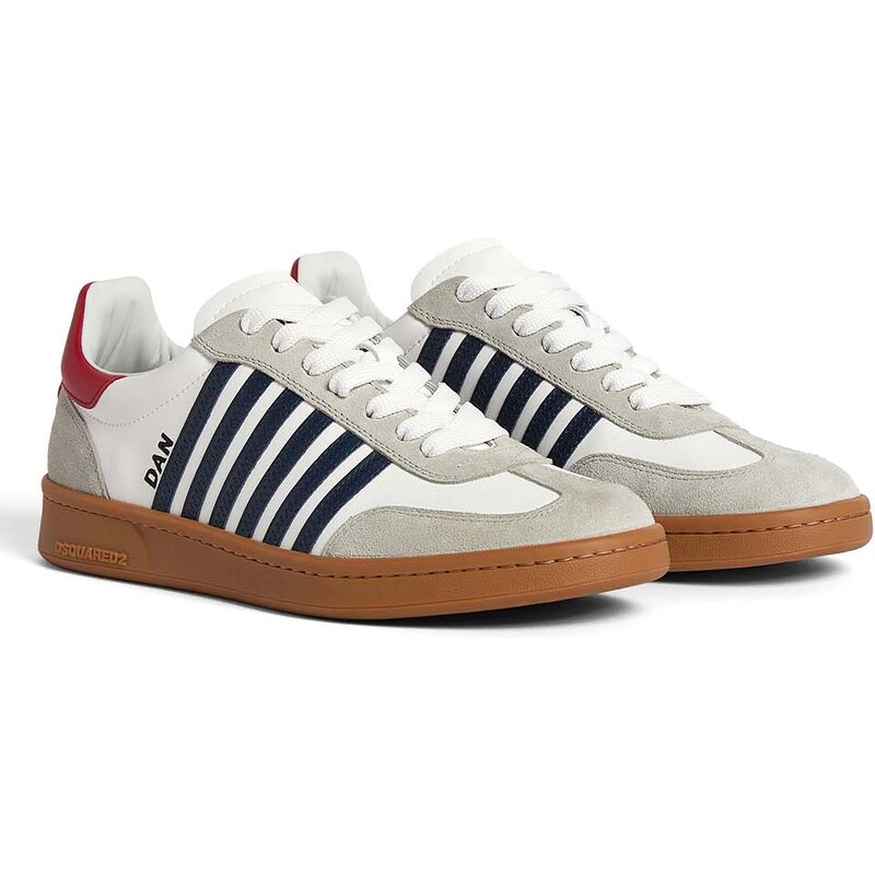 DSQUARED Sneakers Boxer SNM036401504118 M1424 bianco+blu+rosso