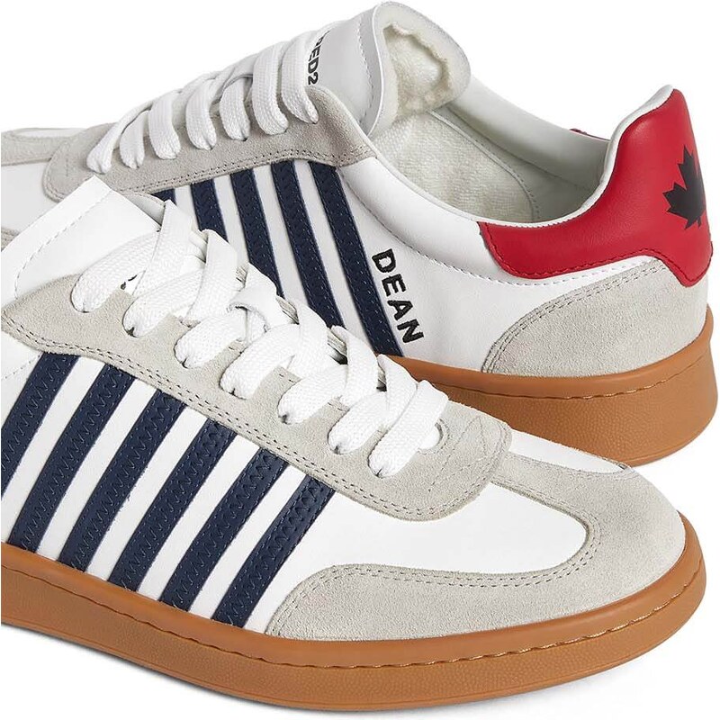 DSQUARED Sneakers Boxer SNM036401504118 M1424 bianco+blu+rosso