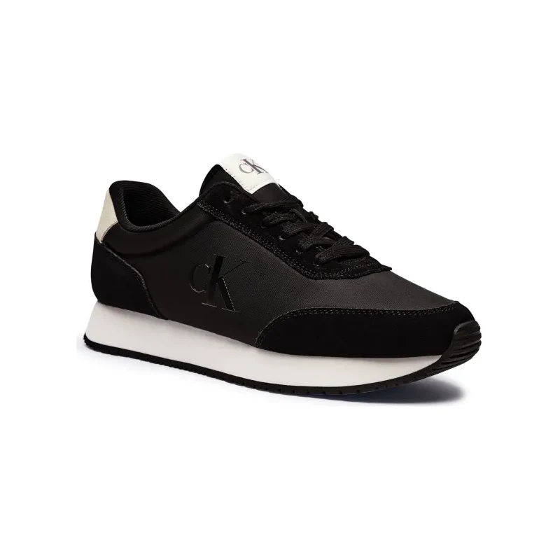 Calvin Klein Jeans Sneakers cu adaos de piele
