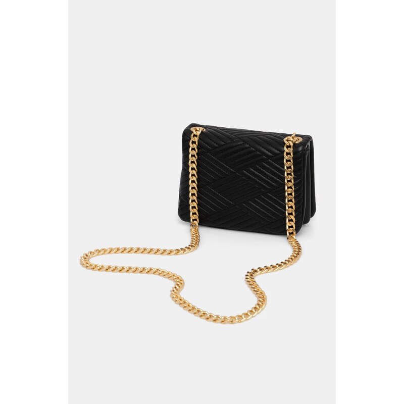 Dkny poseta de piele culoarea negru, R44EKI06