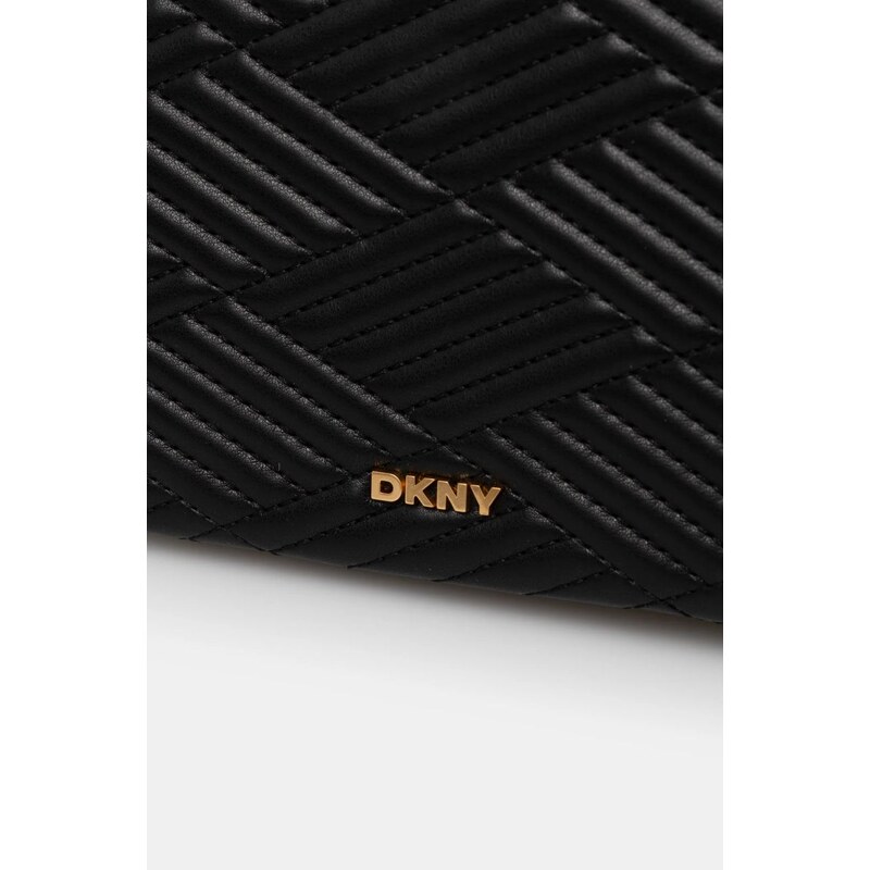 Dkny poseta de piele culoarea negru, R44EKI06