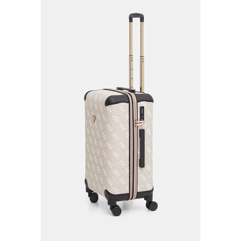 Guess valiză BERTA 64x39x28 cm culoarea roz, TWY868 89820