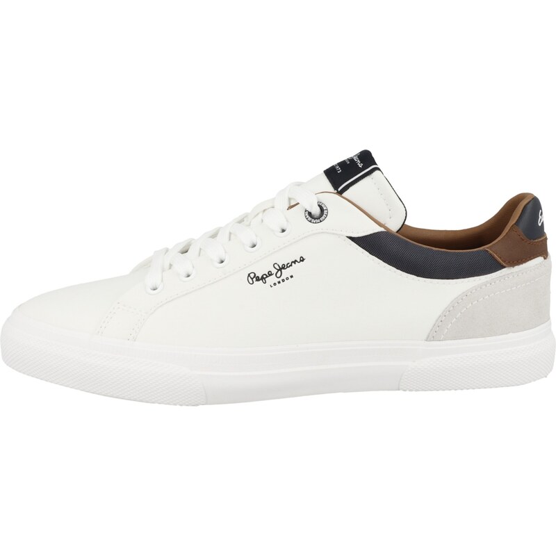 Pepe Jeans Sneaker low 'Kenton Court' albastru marin / gri deschis / negru / alb