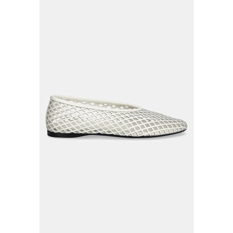Proenza Schouler balerini de piele Tee culoarea bej, SH251015A