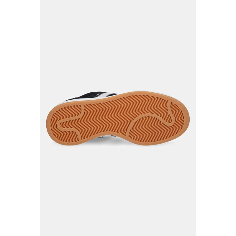 adidas Originals sneakers de piele întoarsă pentru copii CAMPUS 00s culoarea negru, JP7621