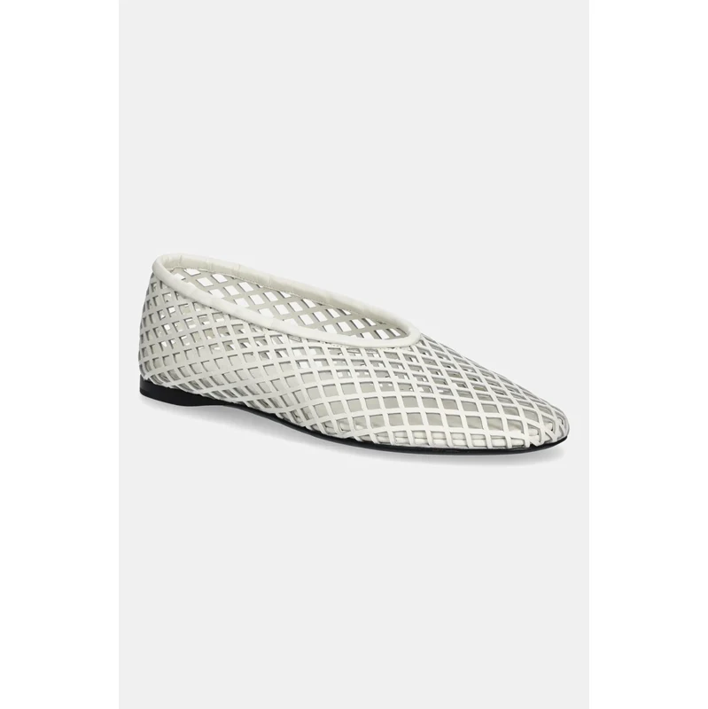 Proenza Schouler balerini de piele Tee culoarea bej, SH251015A