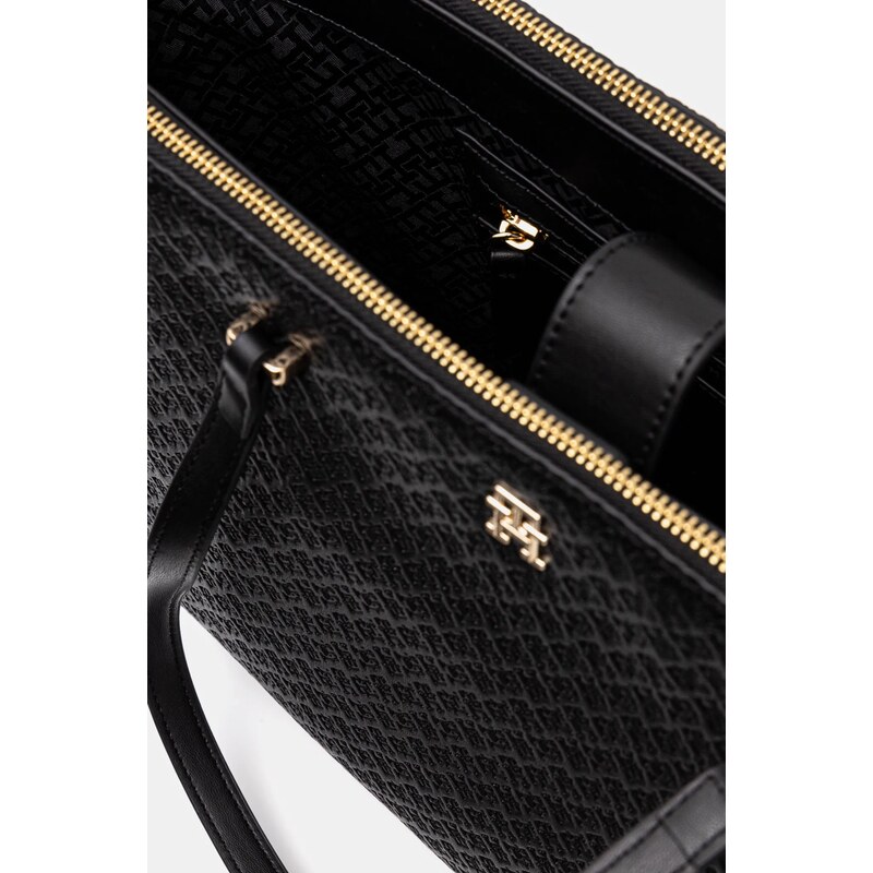 Tommy Hilfiger geantă culoarea negru, AW0AW16948