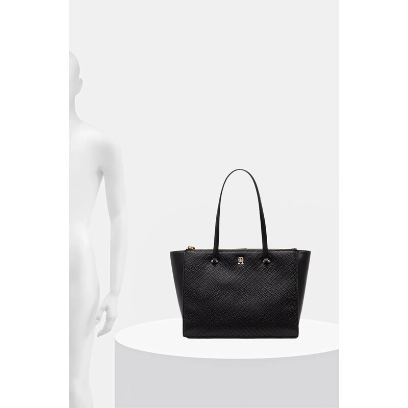 Tommy Hilfiger geantă culoarea negru, AW0AW16948