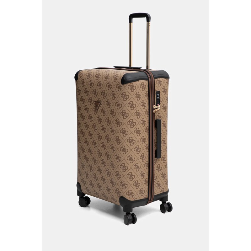 Guess valiză BERTA 70x45x33 cm culoarea bej, TWO868 89880